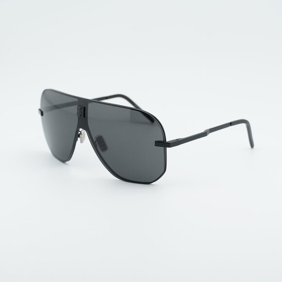 Givenchy GV40087U 01A Shield Sunglasses - Shiny Black/Grey main image 10